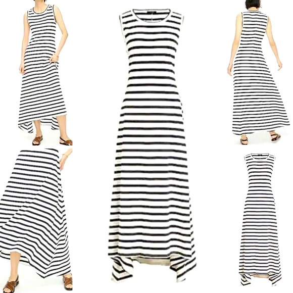 J. Crew Dresses J Crew Tall High Low Maxi Dress Poshmark